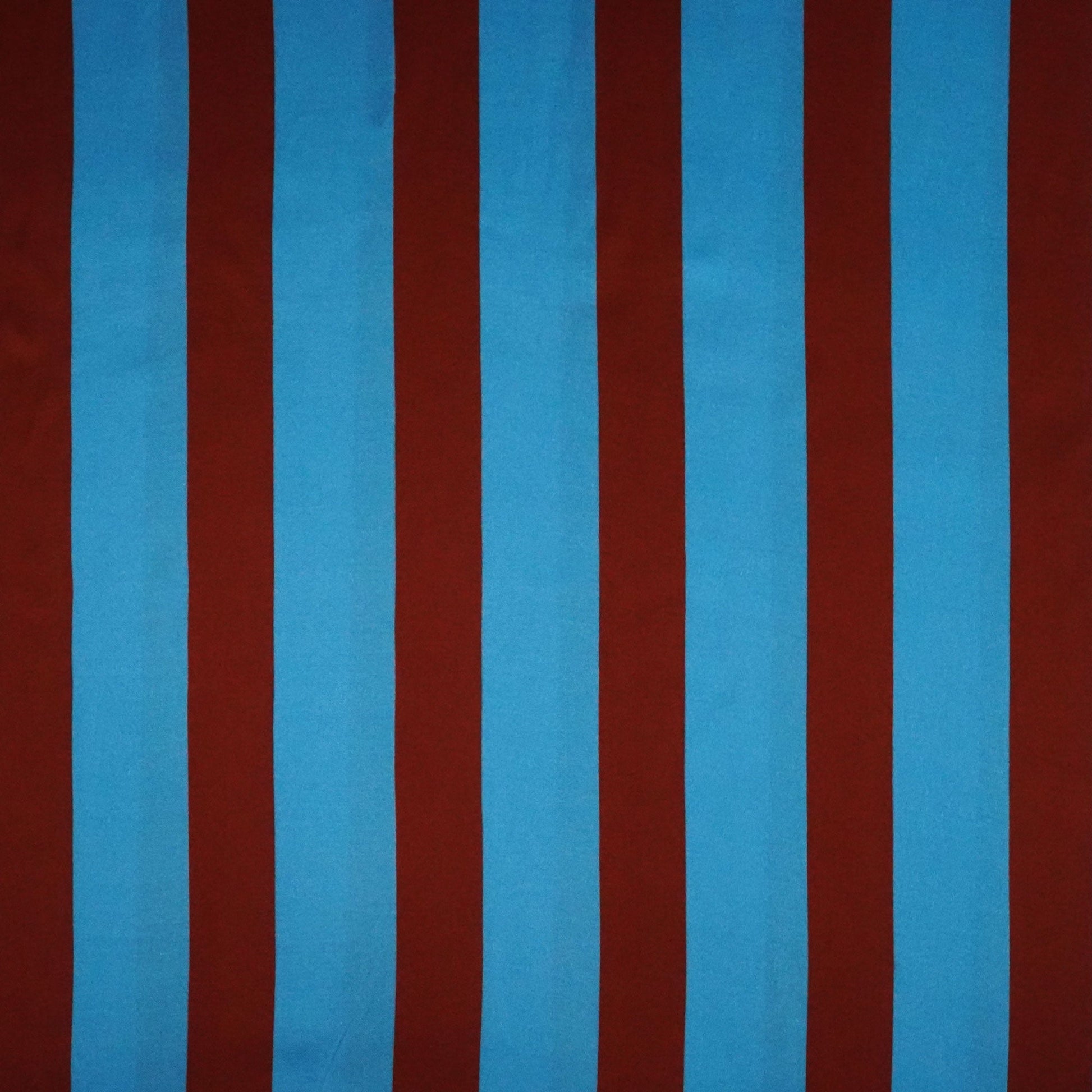Blue & Brown Stripes Modal Satin Fabric MTF-23840