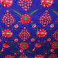 Blue Floral Print Crepe Fabric MTF-23842