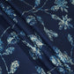 Indigo Tropical Print Cotton Fabric SCF-23877