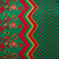 Green Floral Print Crepe Fabric MT-28239