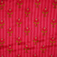 Pink Strips Floral Print Crepe Fabric MT-28242