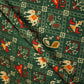 Green Patola Print Cotton Fabric SCF-24205