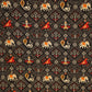 Black Patola Print Cotton Fabric SCF-24210