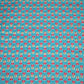 Blue Floral Print Cotton Fabric SCF-24213
