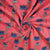Peach Pink Bagru Print Cotton Fabric SCF-24216
