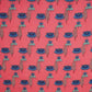 Peach Pink Bagru Print Cotton Fabric SCF-24216