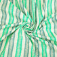 Green Abstract Print Cotton Fabric HP-24251