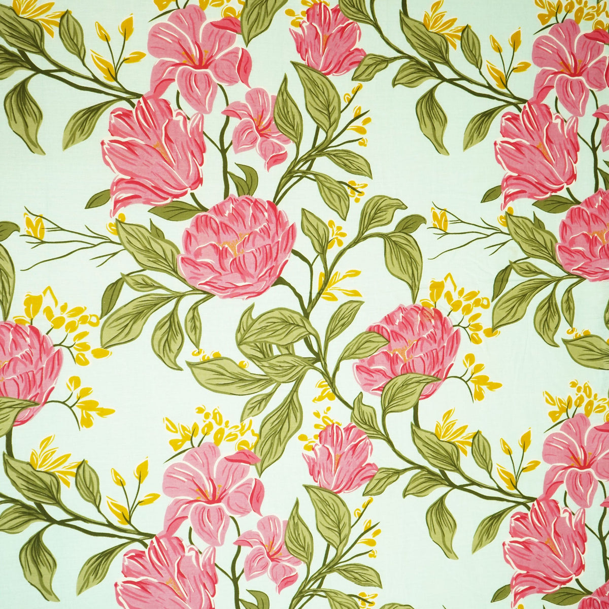 Sea Green Masaba Print Cotton Fabric HP-24263