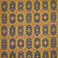 Navy Blue Ajrakh Print Cotton Fabric HP-24265