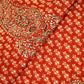Brick Red Handblock Print Cotton Fabric HP-24268