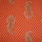 Brick Red Handblock Print Cotton Fabric HP-24268
