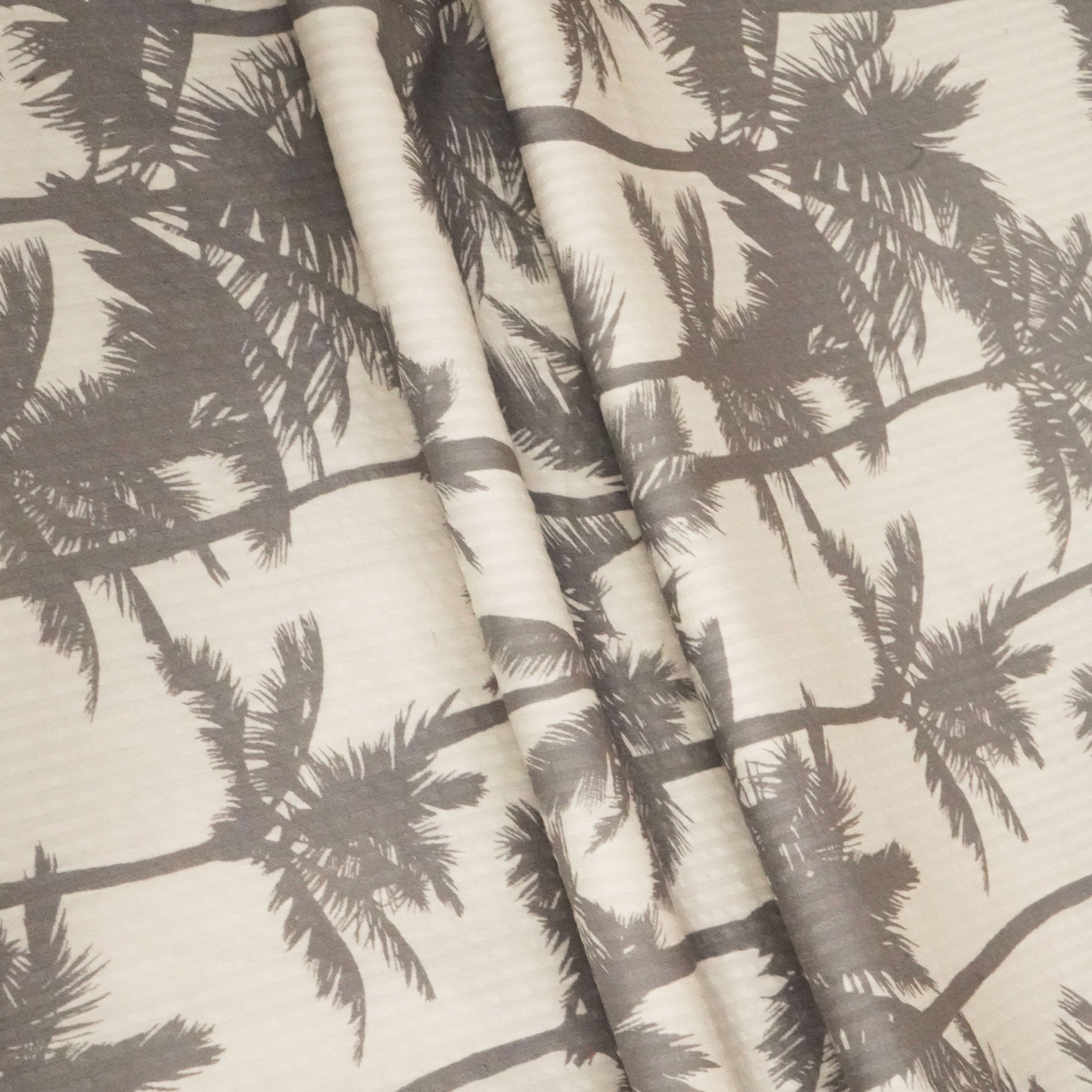 White Seer Suker Cotton Fabric LSF-24277
