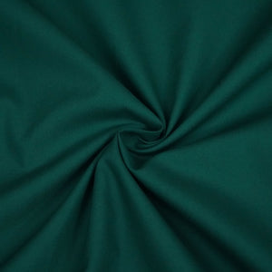 Dark Green Solid Poplin Fabric LSF-24285