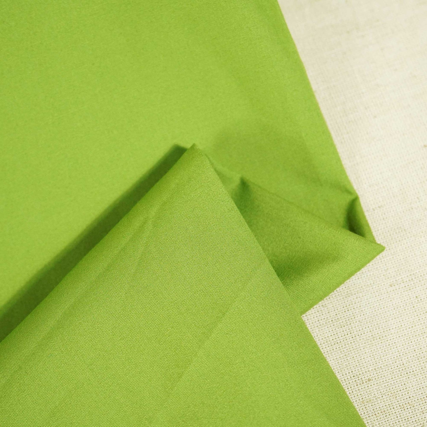 Parrot Green Solid Poplin Fabric LSF-24287