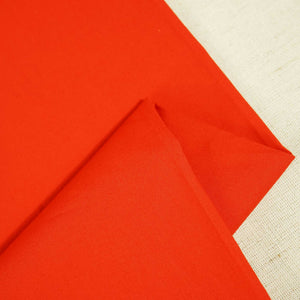 Orange Solid Poplin Fabric LSF-24289