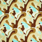 Brown Abstract Print Rayon Fabric LSF-24294