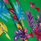Green Floral Print Rayon Fabric LSF-24295