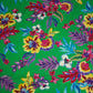 Green Floral Print Rayon Fabric LSF-24295