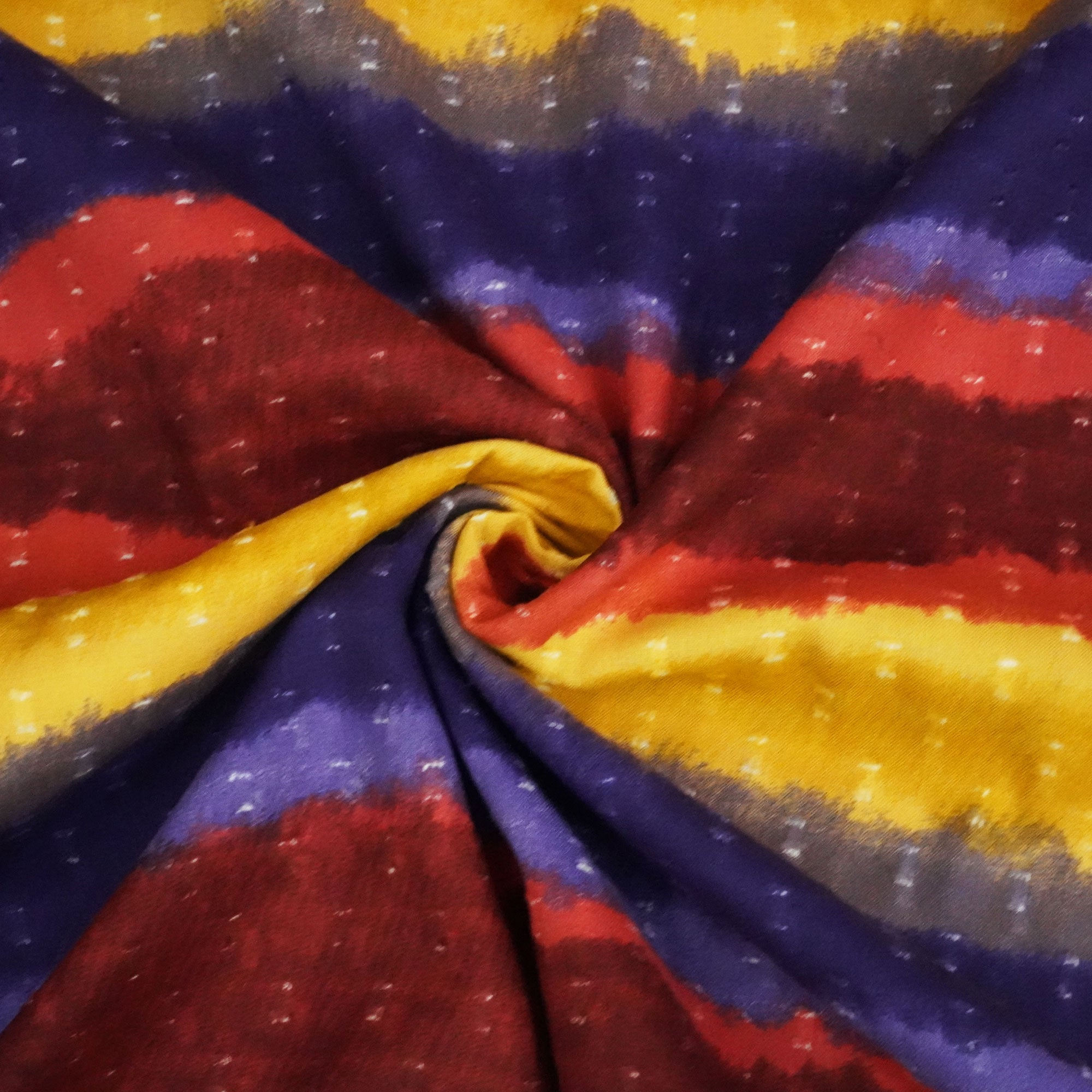 Multicolor Dobby Cotton Fabric LSF-24297