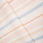 Peach & Blue Stripes Print Poplin Fabric LSF-24303