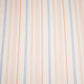 Peach & Blue Stripes Print Poplin Fabric LSF-24303