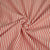Red Stripes Print Poplin Fabric LSF-24310