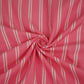Pink Stripes Print Poplin Fabric LSF-24311