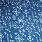 Blue Abstract Ajrakh Print Modal Satin Fabric ASK-24345