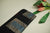 Black Abstract Ajrakh Print Modal Satin Fabric ASK-24346