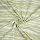 White & Grey Stripes Lurex Print Cotton Linen Fabric RS-24348