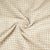 Off White & Beige Geometrical Print Cotton Linen Handloom Fabric RS-24357