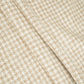 Off White & Beige Geometrical Print Cotton Linen Handloom Fabric RS-24357