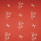 Rust Orange Thread Embroidery Chanderi Fabric WI-24366