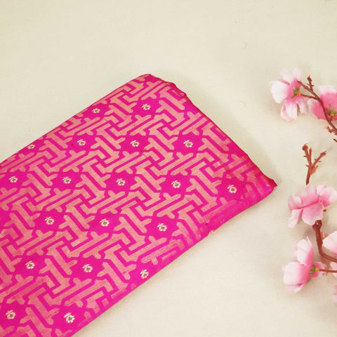 Magenta Mina Booti Dupian Silk Tissue YF-24381