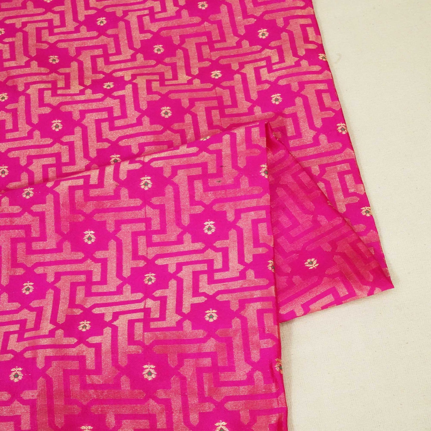 Magenta Mina Booti Dupian Silk Tissue YF-24381