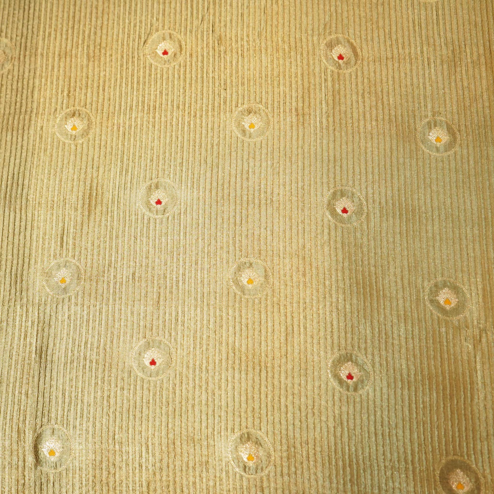 Golden Mina Booti Dupian Silk Tissue YF-24387
