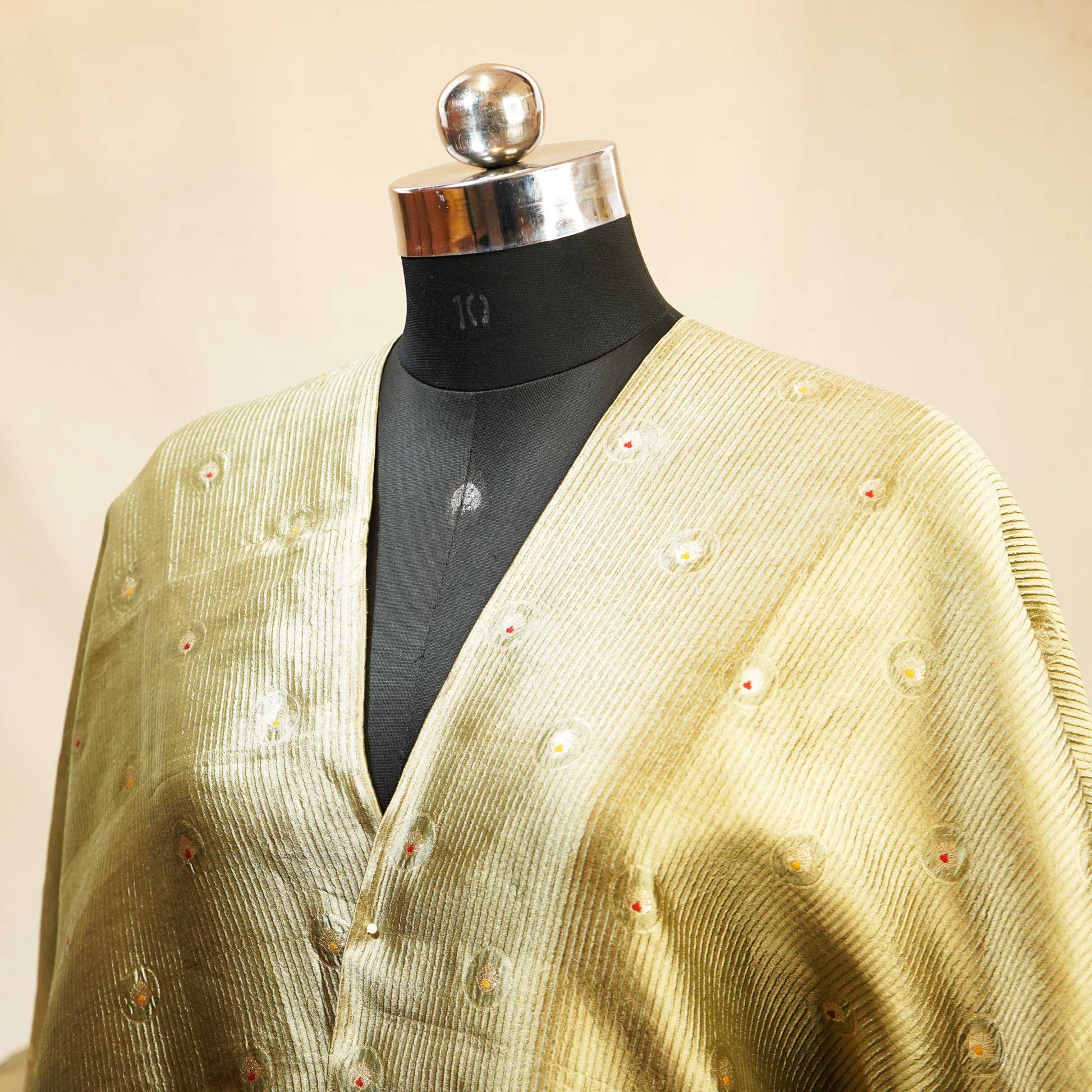 Golden Mina Booti Dupian Silk Tissue YF-24387