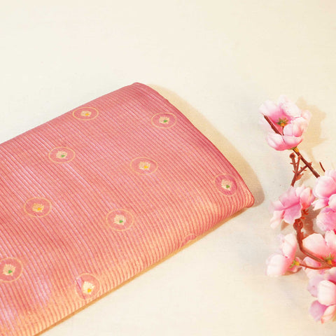 Blush Pink Mina Booti Dupian Silk Tissue YF-24388