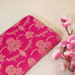 Magenta Mina Jaal Dupian Silk Tissue YF-24391