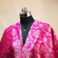 Magenta Mina Jaal Dupian Silk Tissue YF-24391
