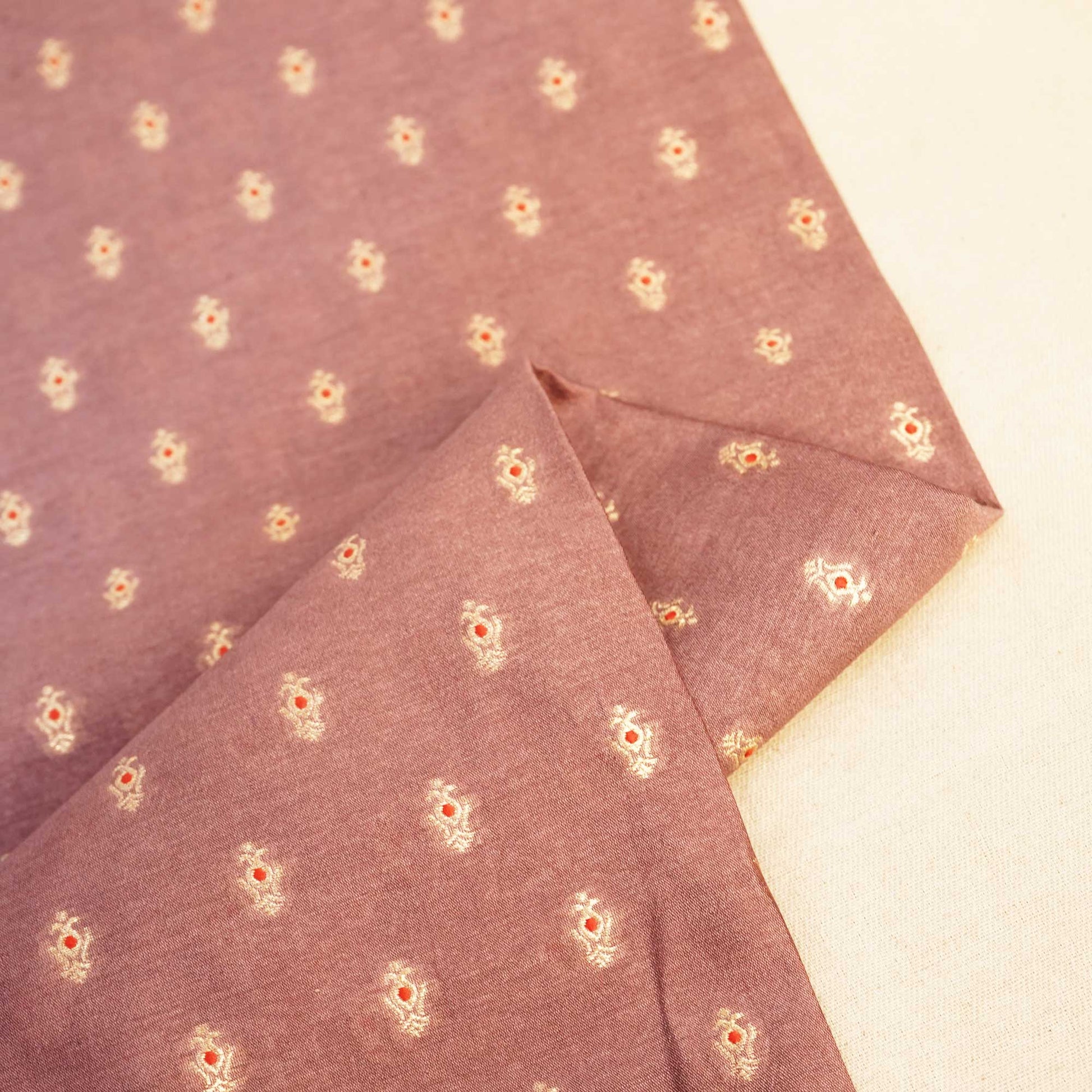 Lavender Mina Booti Katan Silk YF-24394