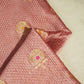 Pink & Golden Mina Booti Texture Dupion Silk YF-24397