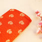 Orange Mina Booti Texture Dupion Silk YF-24399