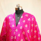 Magenta Mina Booti Texture Dupion Silk YF-24401