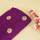 Dark Purple & Pink Mina Booti Texture Dupion Silk YF-24405