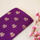 Dark Purple Mina Booti Texture Dupion Silk YF-24406