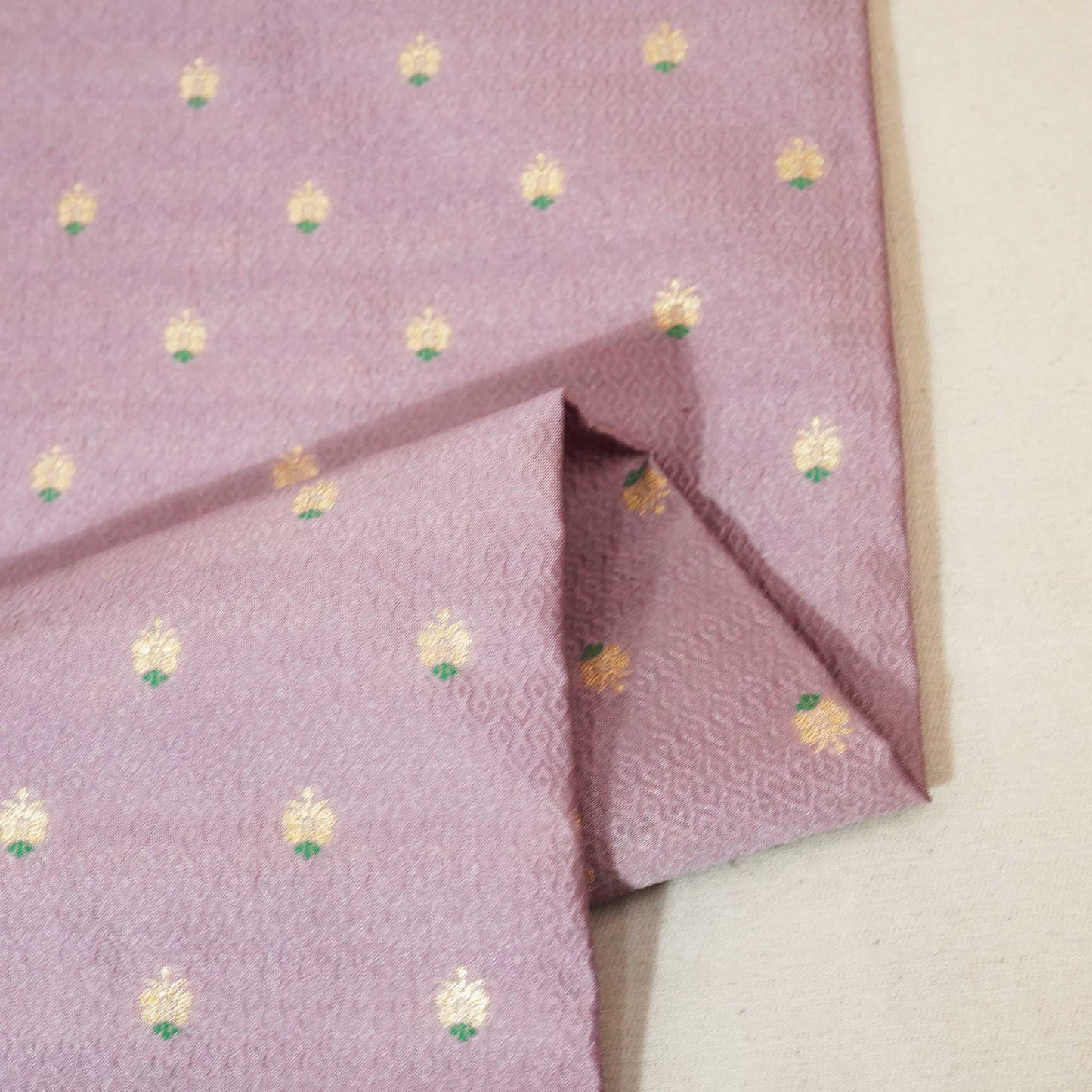 Lavender Mina Booti Texture Dupion Silk YF-24413