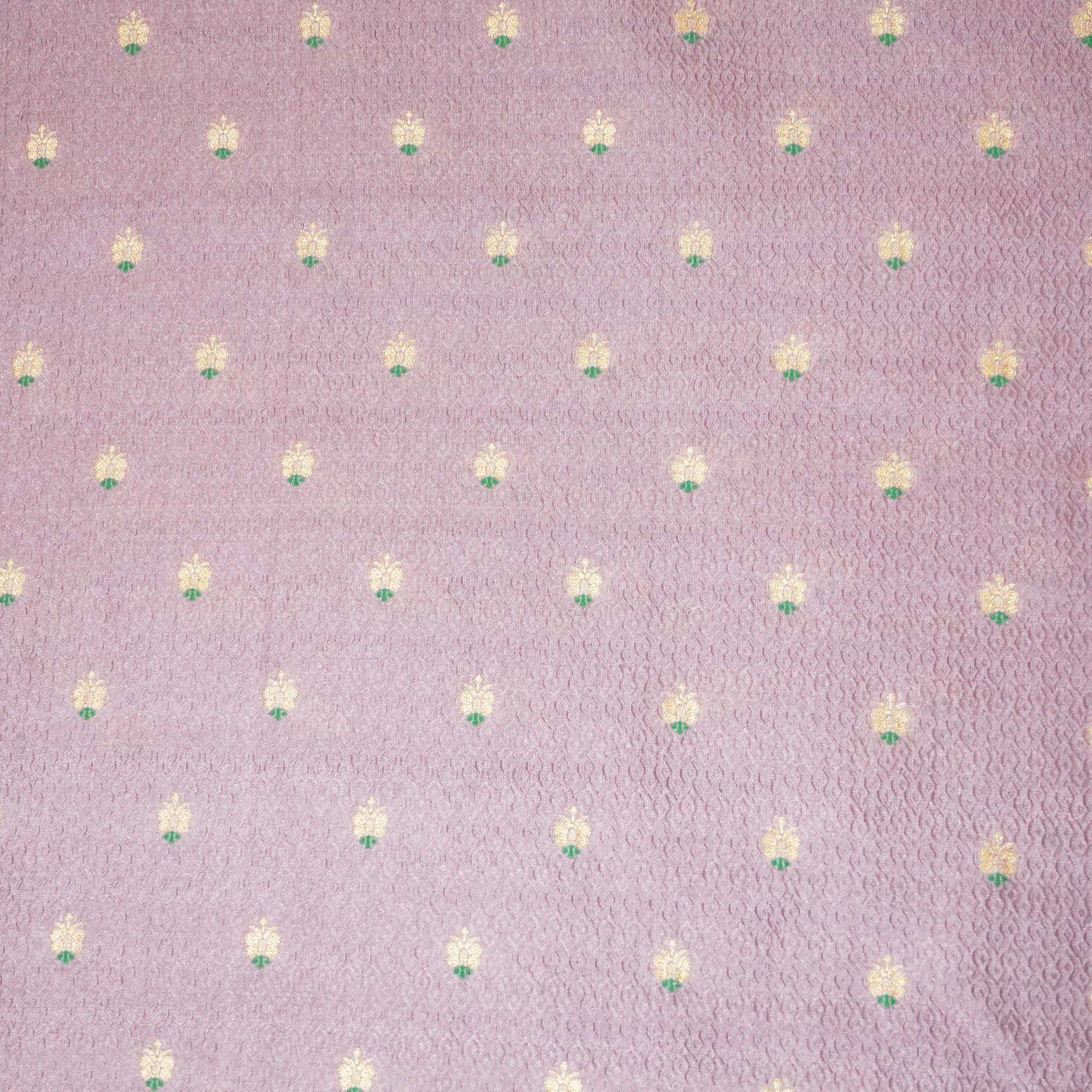 Lavender Mina Booti Texture Dupion Silk YF-24413