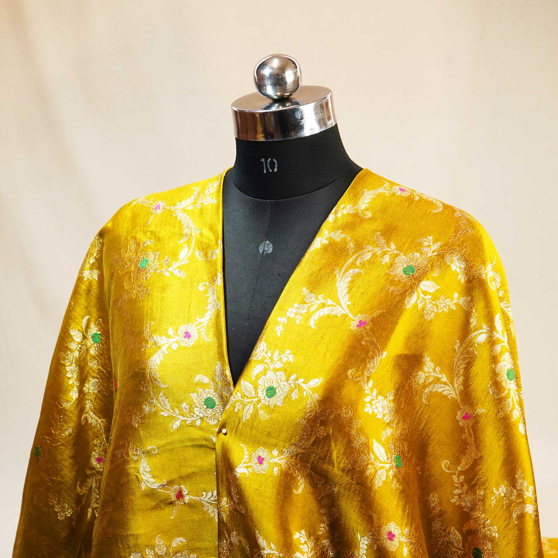 Mustard Mina Sona Rupa Dupian Silk YF-24417