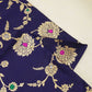 Navy Blue Mina Sona Rupa Dupian Silk YF-24418